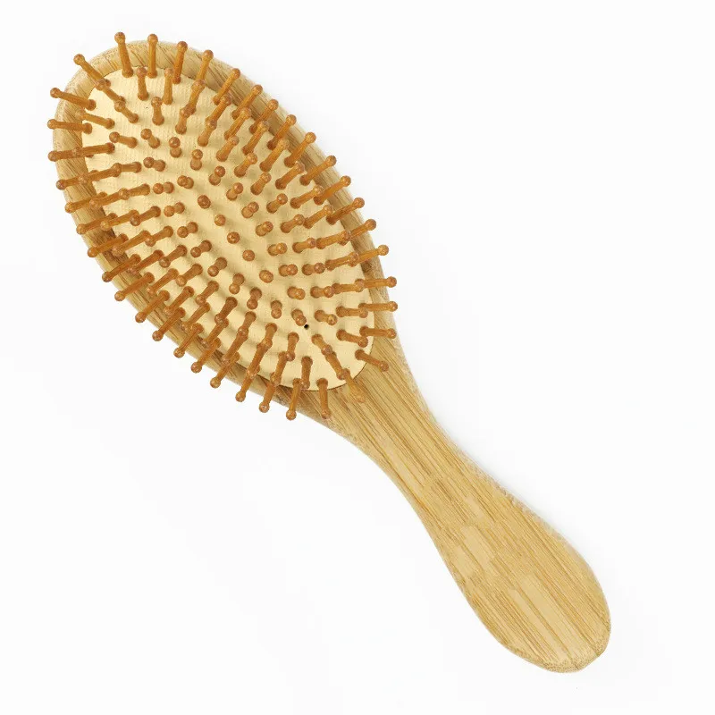 Деревянная расческа для волос бамбуковая Подушка массажная из