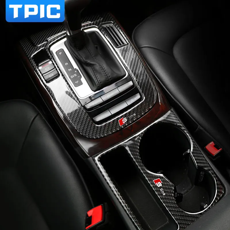 Автомобильный Стайлинг TPIC наклейка из углеродного волокна для Audi A4 A5 B8 2009-2015