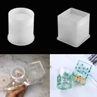 Форма для подвесок из эпоксидной смолы, круглая щетка-кастрюля для силиконовая форма сделай сам, принадлежности для рукоделия, ювелирных изделий, комплектующие, 1 шт.