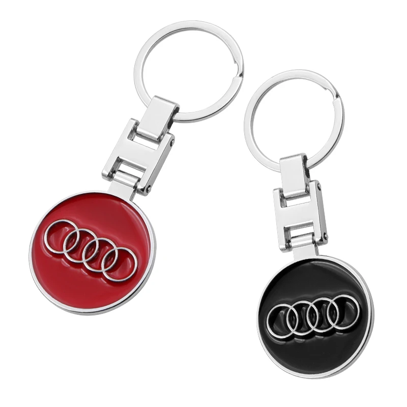 1 шт. автомобильный брелок двухсторонний ключ из металлического сплава кольцо