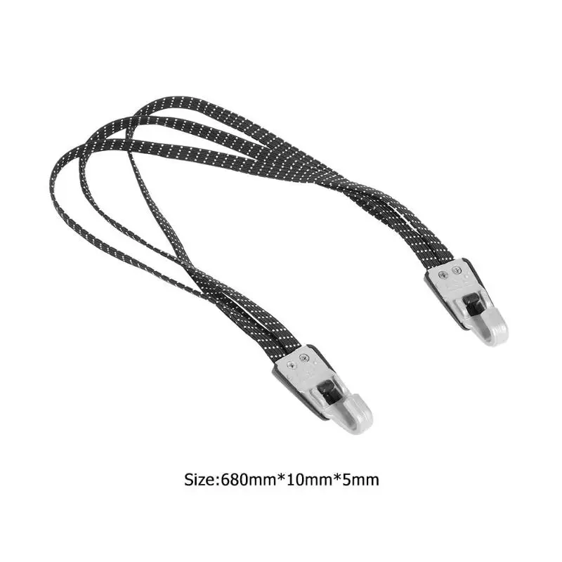 Для Галстука багажа груза уличного велосипеда эластичный ремешок черный белый