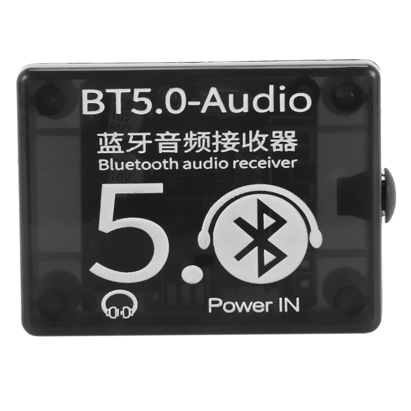 

Аудиоприемник BT5.0 MP3 Bluetooth декодер без потерь автомобильный динамик аудио усилитель плата с чехлом