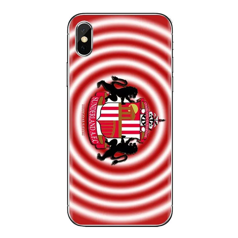 Силиконовый чехол для мобильного телефона чехлы футбольного клуба Сандерленд