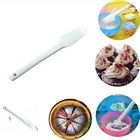 Скребок для масла, крема, прочный силиконовый лопатка, лопатка для бобовой пасты, кухонный практичный инструмент для выпечки