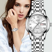 women watches simple stainless steel clock lige casual fashion watch women sport waterproof wristwatch ladies relogio feminino