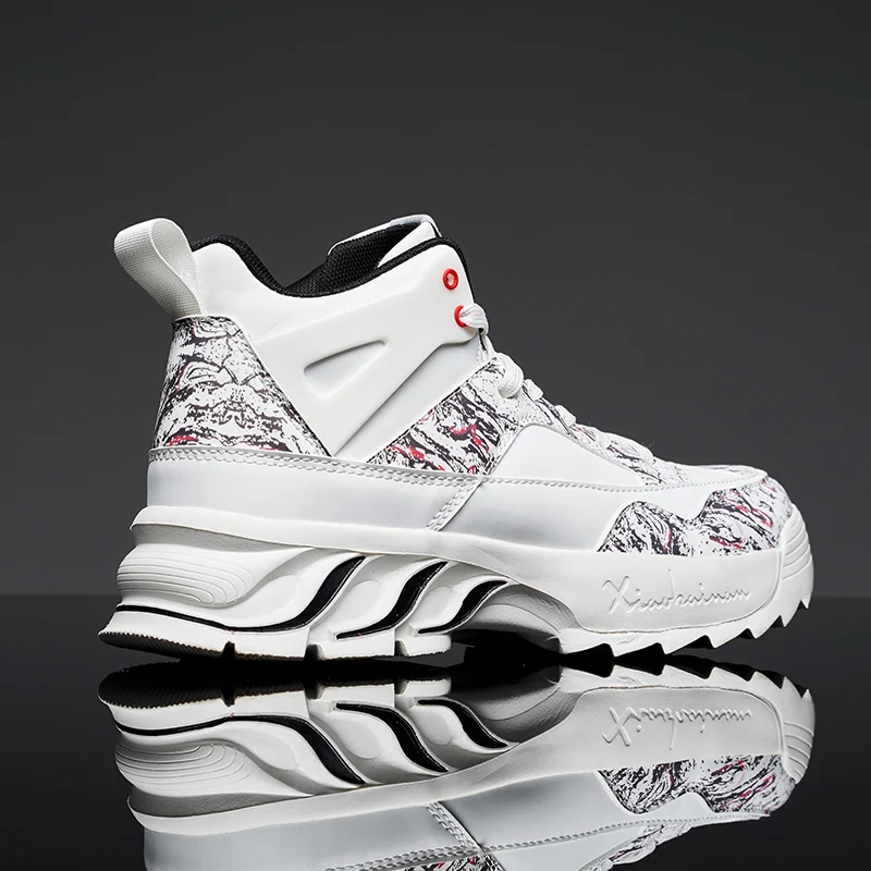 

2021 New Trend Winter Running Shoes Men High Top Mens Designer Shoes Comfortable Walking Jogging Shoe Brand Gym Sneakers For Man