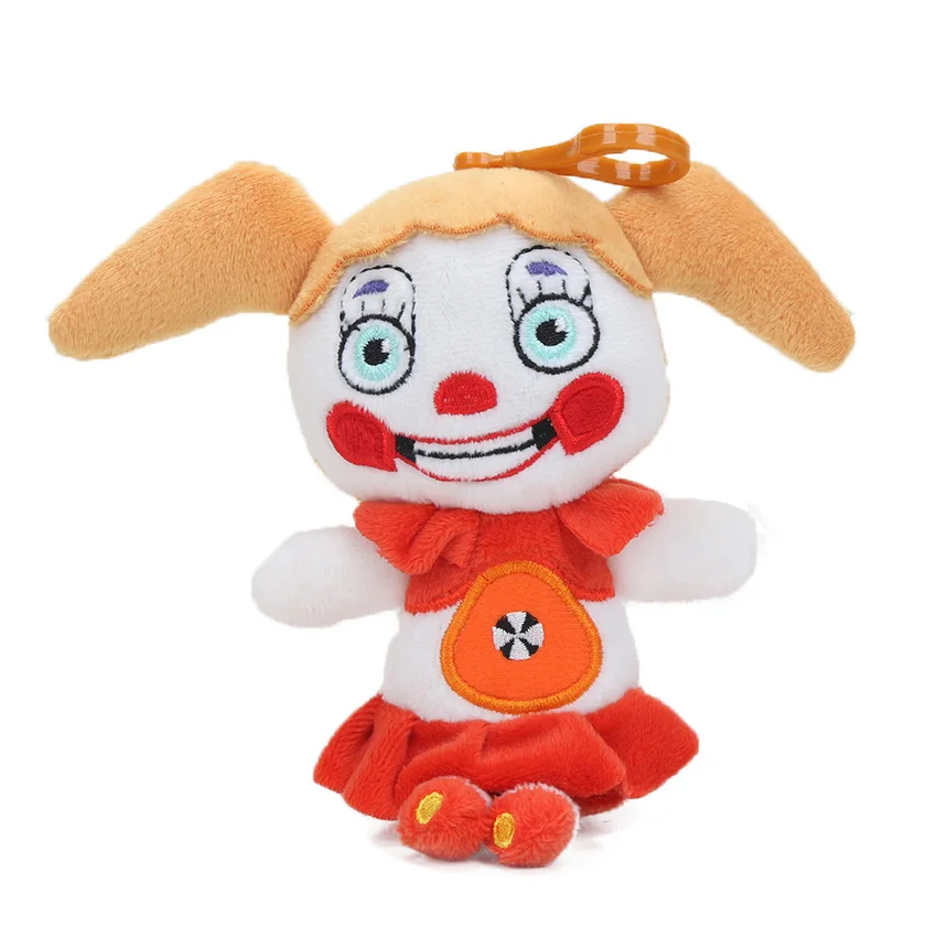 14 см Five Nights At Freddy's 4 плюшевая подвеска FNAF Foxy Chica Bonnie Золотой Фредди кошмар Фредди медведь брелок игрушки - Цвет: Circus Baby