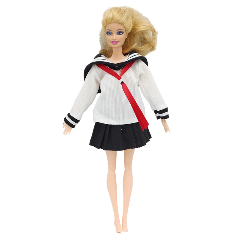 1/6 BJD куклы школьная форма для 30 см одежда плиссированная юбка костюм моряка
