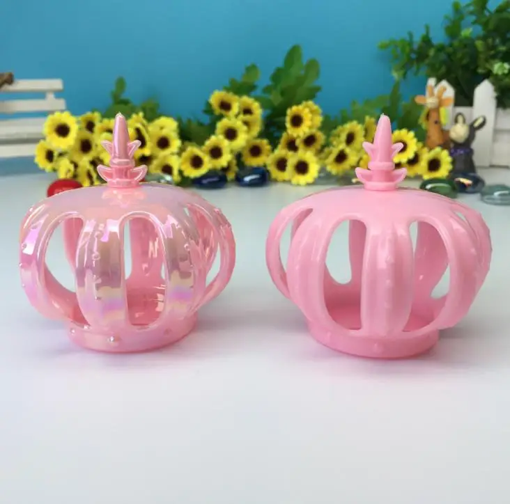 Прозрачная пластиковая коробка в форме короны для дня рождения 1 шт. конфет с | Дом