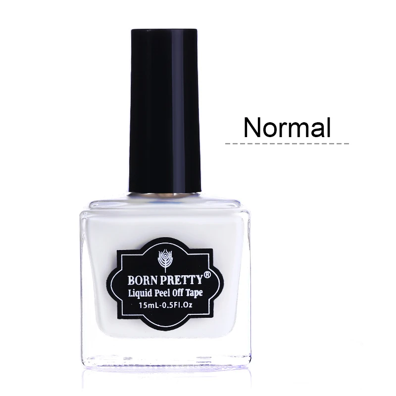 Normal 15ML Увлажняющий латексный лак для ногтей BORN PRETTY, 6 мл, защита от перелива клеем, Защита краев, лак для ногтей, маникюр - Цвет: Normal 15ML