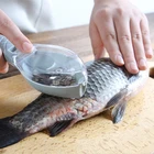 Скребок для рыбной чешуи кухонная утварь очиститель чешуи для рыбы коробка для чешуи