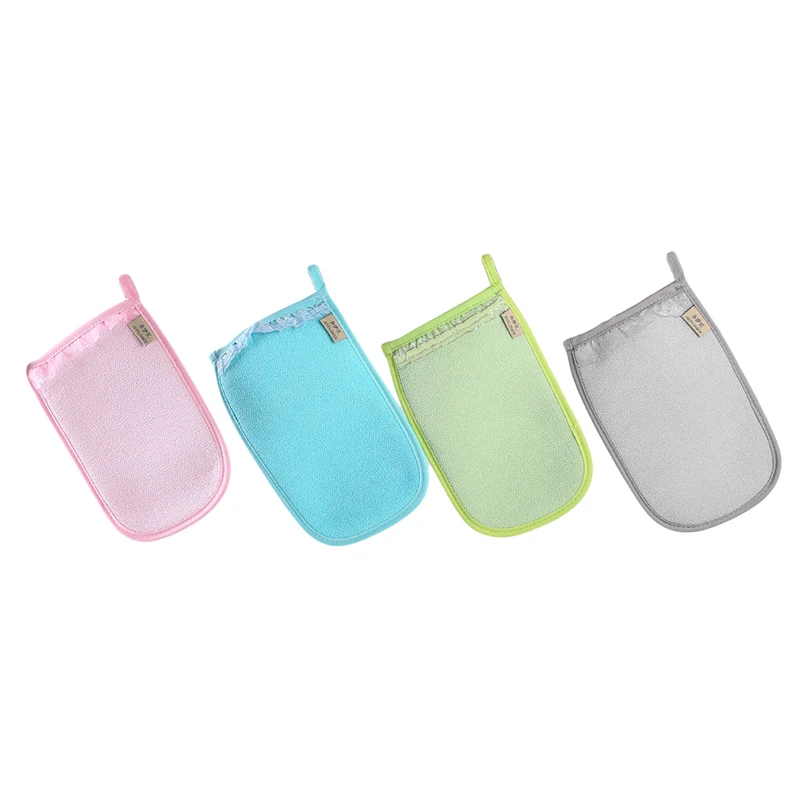 Мягкие двухсторонние перчатки для ванны с сильной дезактивацией щетка премиум