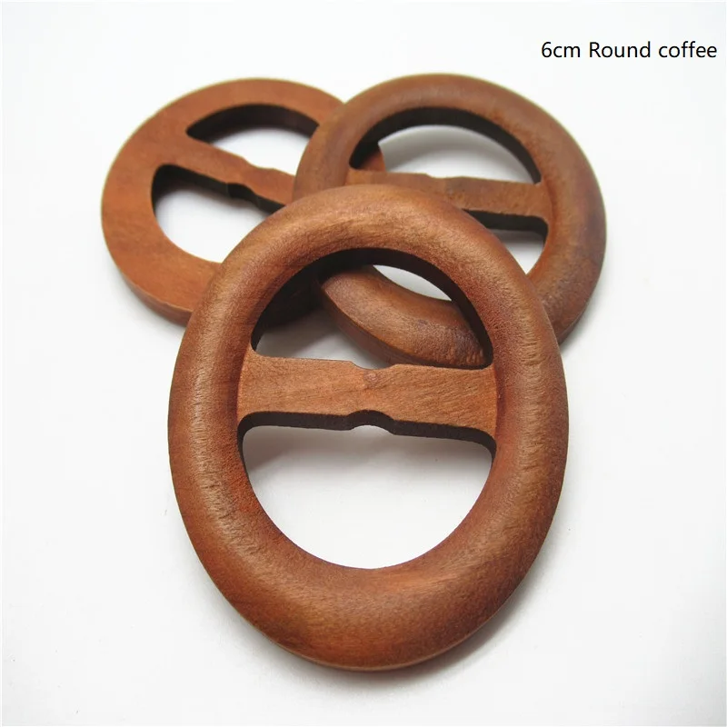 Кофейная деревянная искусственная квадратная круглая Женская пряжка для ремня