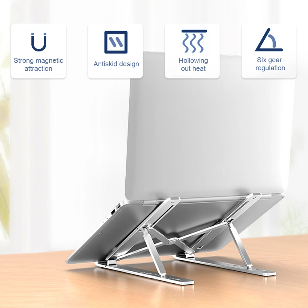 Складная Автомобильная компьютерная стойка с выдвижным ящиком полка для