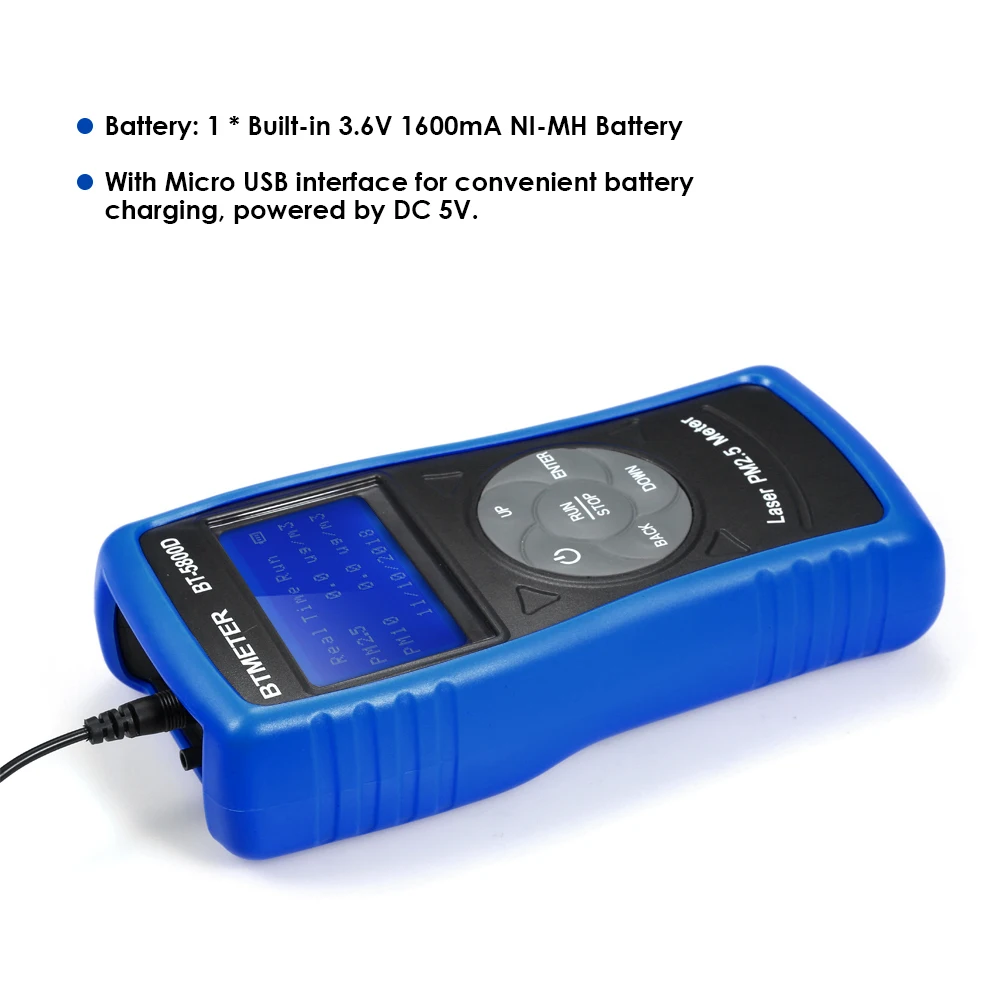 Цифровой монитор качества воздуха PM2.5 детектор PM10 датчик концентрации частиц