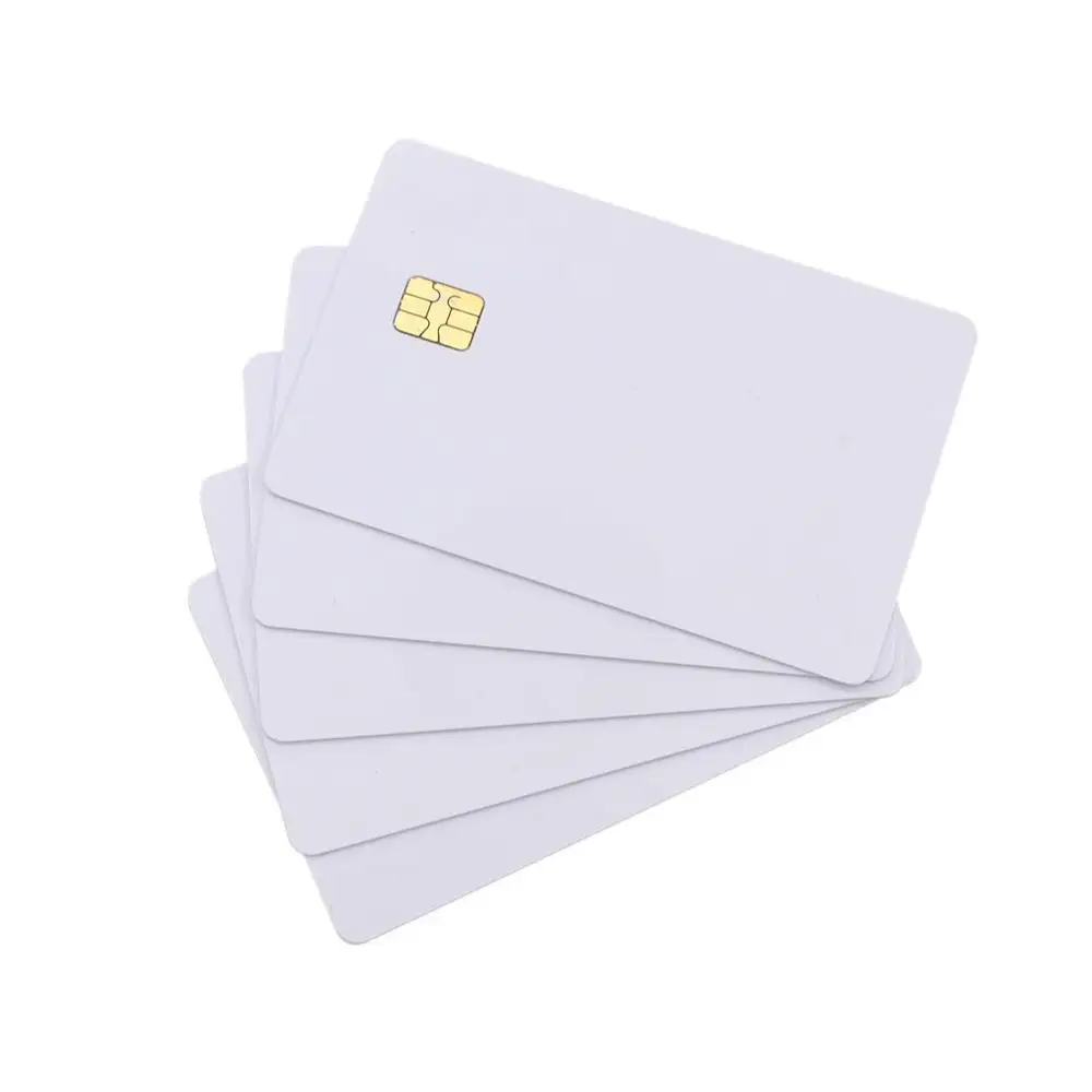 Plain White ПВХ Пластиковые SLE4442 Связаться чип-карты | Безопасность и защита