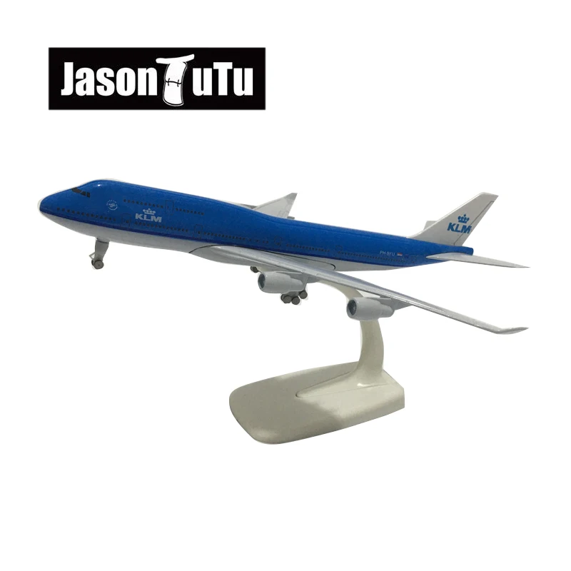Модель самолета JASON TUTU модель KLM 20 см металлическая 747 масштаб Прямая поставка с