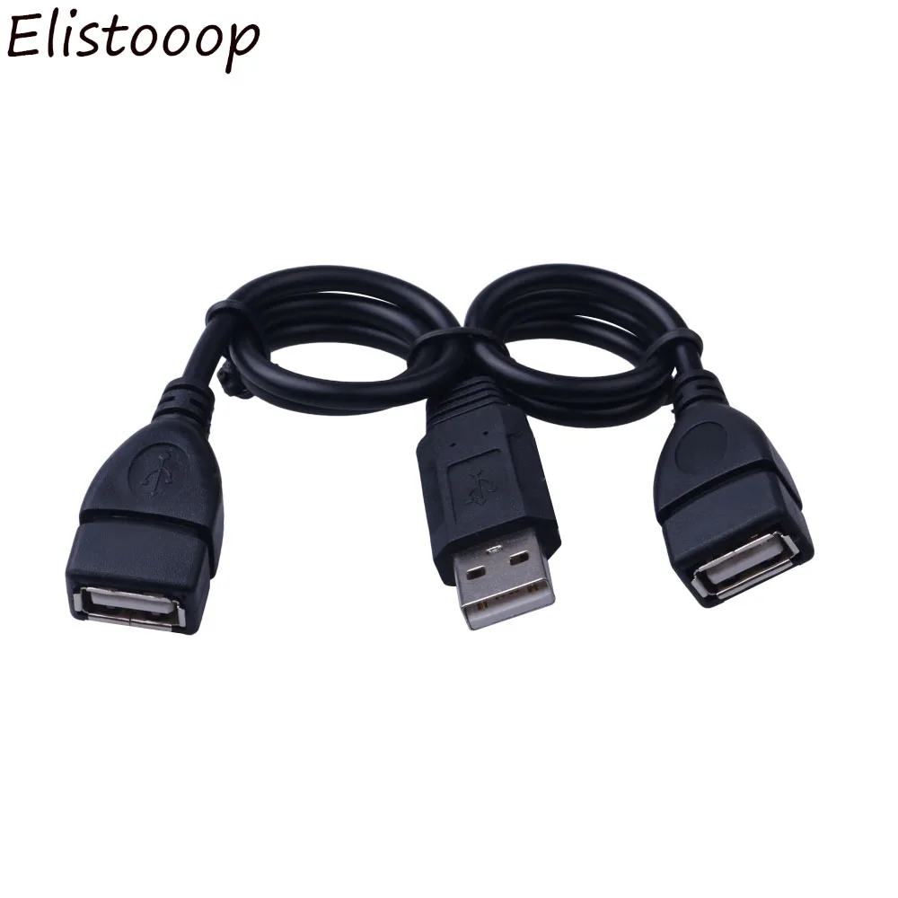 2 в 1 USB 2.0 штекер гнездо кабель для передачи данных зарядный жесткого диска