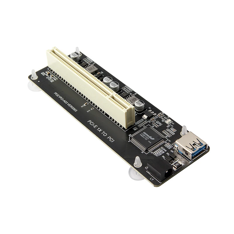 PCIE PCI-E PCI Express X1 для Райзер-карта Bus 32-bit к двойному расширения адаптеру USB 3 0 кабель