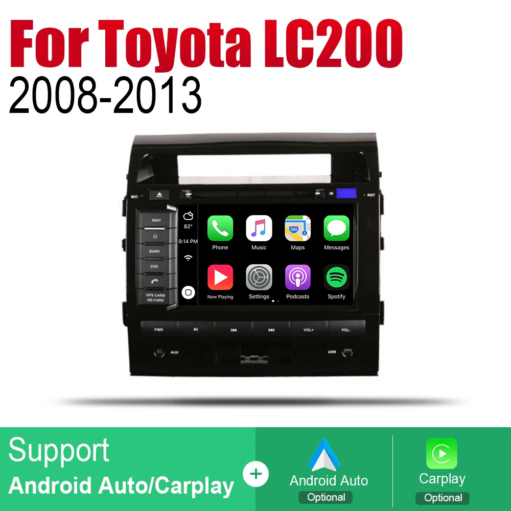 ZaiXi Android автомобильное радио стерео GPS навигация для Toyota Land Cruiser LC200 2008 ~ 2013 Bluetooth wifi