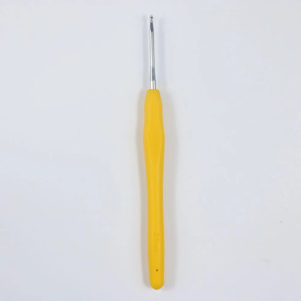 

11 Pack 2mm-7mm Color Crochet Hooks Soft Silicone Handles Weave Knitting Needles DIY Hand Crafts