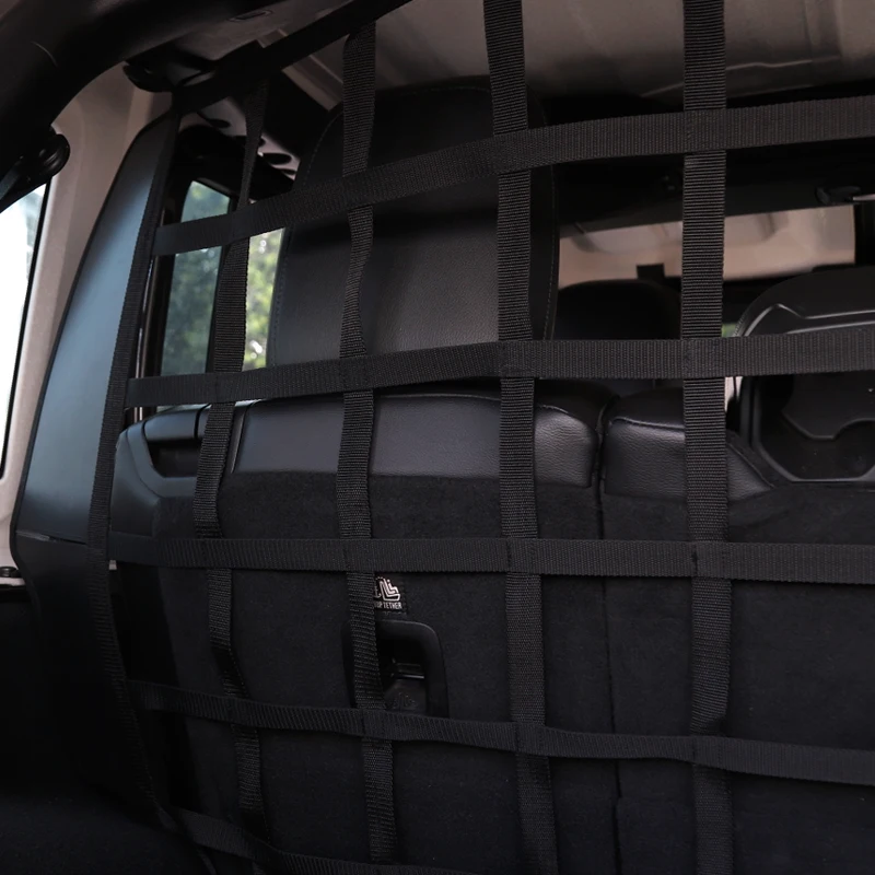 Внутренние формовочные изделия для Jeep Wrangler JK JL 2007-2015 2016 2017 2018 2019 Сетка разделения животных для безопасности грузового отсека автомобиля.