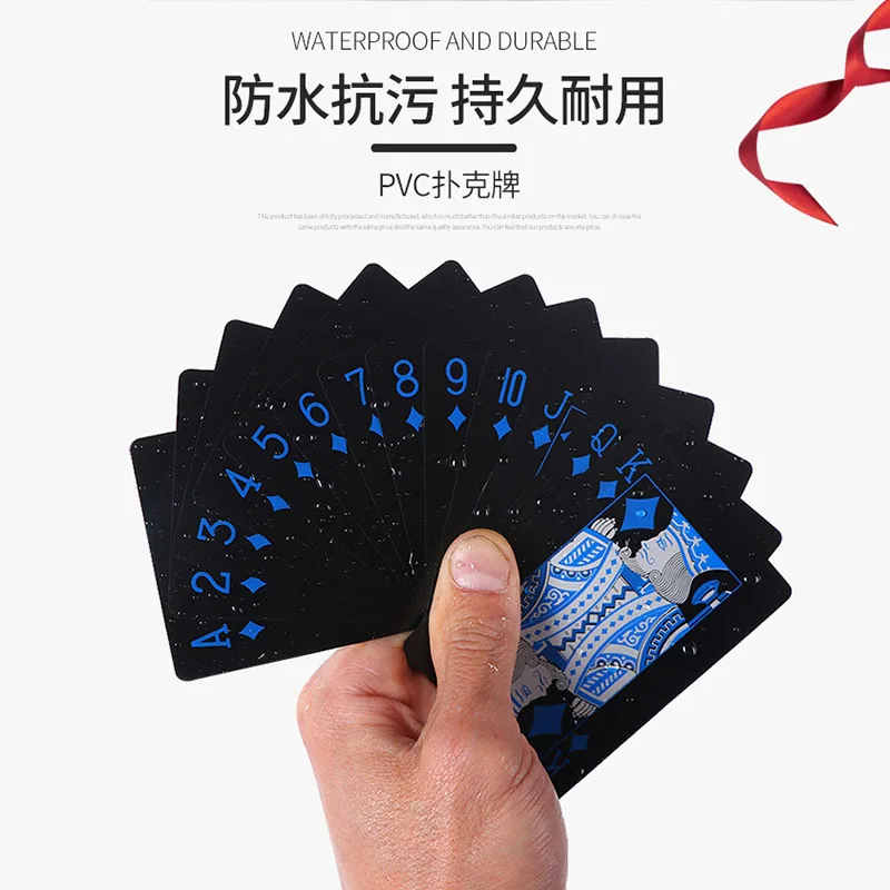 ПВХ креативные игральные карты карточная игра водонепроницаемая коллекция