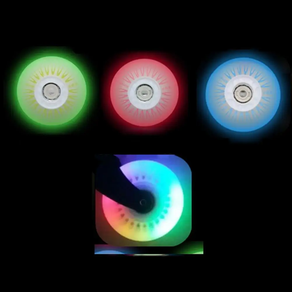 Медные мигающие коньки 72/76/80 мм колеса для хоккея заменяемые - Цена: 702,18 - 799,56 руб.