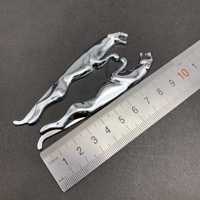 Автомобильный Стайлинг леопардовые тела Стикеры Металлическая Задняя Крышка