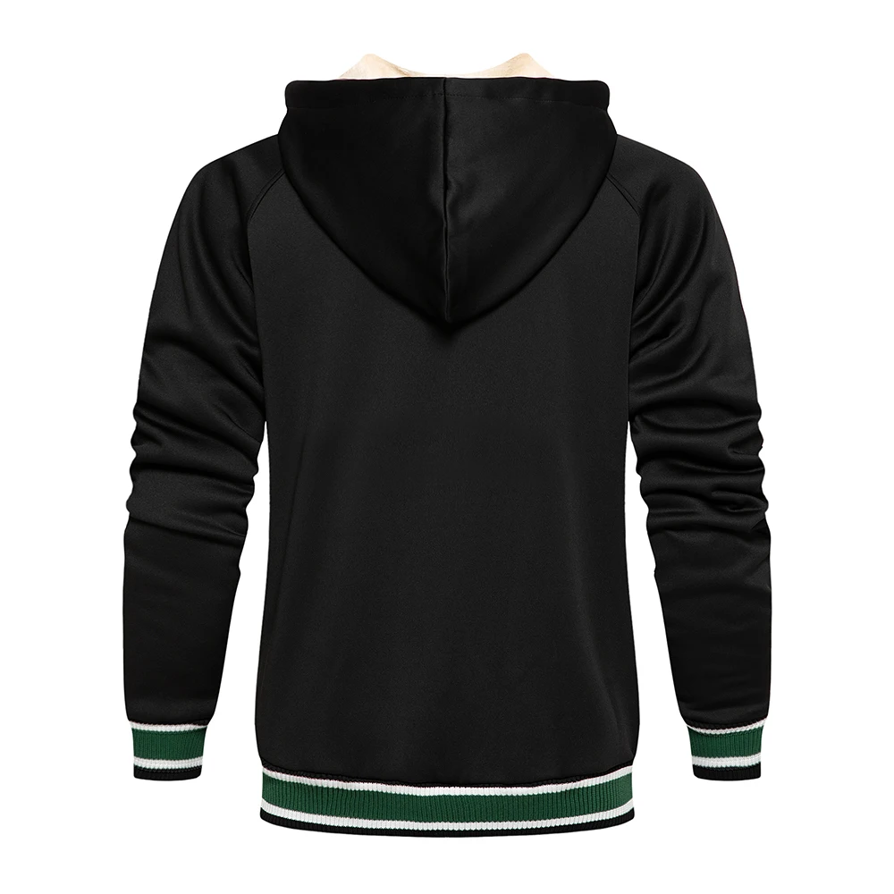 Кофта Мужская шерстяная в полоску на молнии с длинным рукавом | одежда