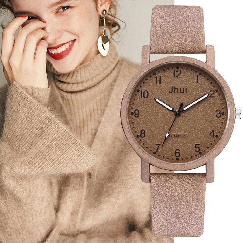 

Marca superioremininos moda couro relgio de pulso feminino relgios senhoras relgio presente zegarek damski relojes mujer