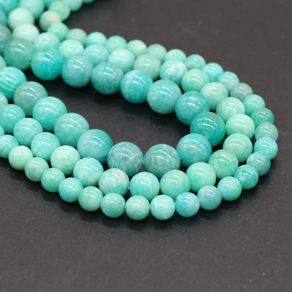 

Natural Stone Beaded Round And Smooth Small Beads For Jewelry Making DIY Necklace Bracelet Accessories Three Sizes Available