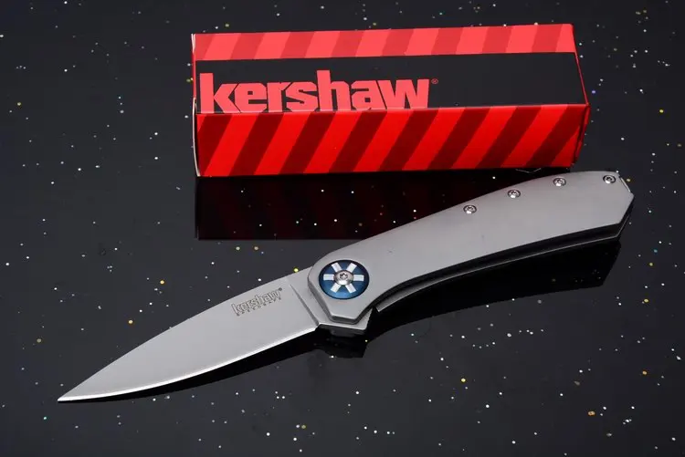 Новое поступление K3871 складной карманный Открытый походный нож 8CR13MOV лезвие титановая ручка тактический нож для выживания EDC инструменты