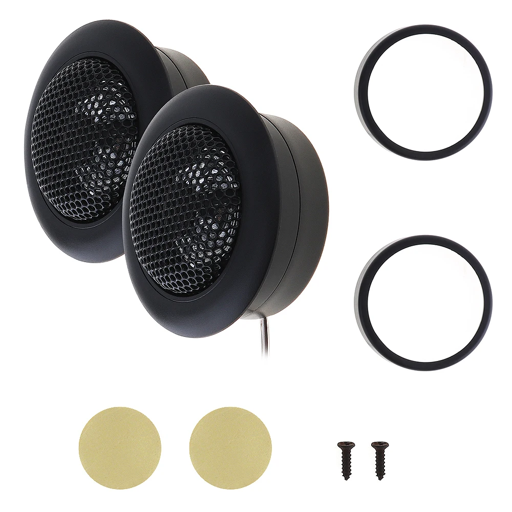 

2Pcs/Lot 150W Car Horn Dome Tweeter Speaker Audio Loudspeaker Car Lound Speaker Car Stereo Treble Speaker for Cars Vehicle Autos