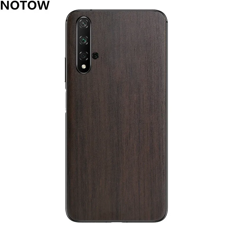 NOTOW роскошная деревянная защитная пленка на телефон наклейка заднюю панель