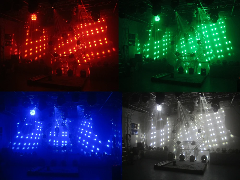 

Mingzhi (8pieces/lot) 40W LED Kaleidoscope Moving Head Light Party Light Beam RGB LED Beam Light KTV Bar Stage Lighting Effect
