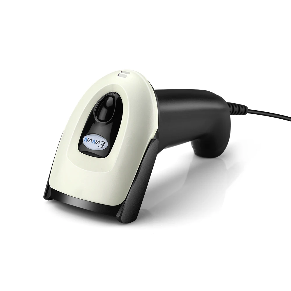 Проводной 2D сканер штрих кодов Evnvn ручной USB Автоматический считыватель 1D QR CCD PDF417