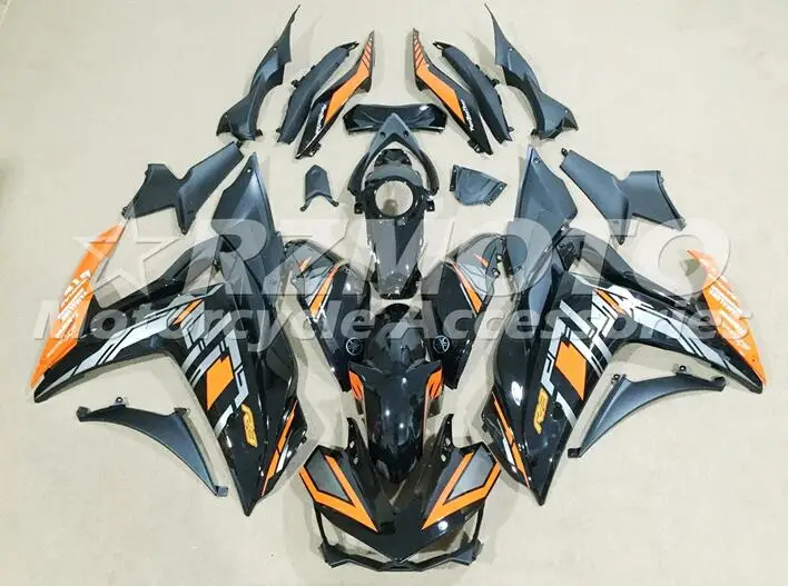 

OEM Quality New ABS Full Fairings kit for YAMAHA YZF-R3 14 15 16 YZF-R25 R3 R25 2014 2015 2016 2017 Body set Cool Black