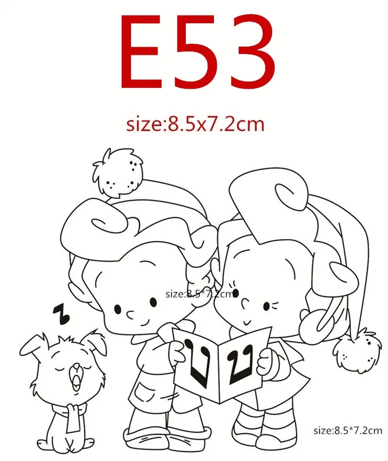Прозрачный штамп и Вырубные штампы DIY силиконовые уплотнения Скрапбукинг/изготовление открыток/украшение фотоальбома - Цвет: Зеленый