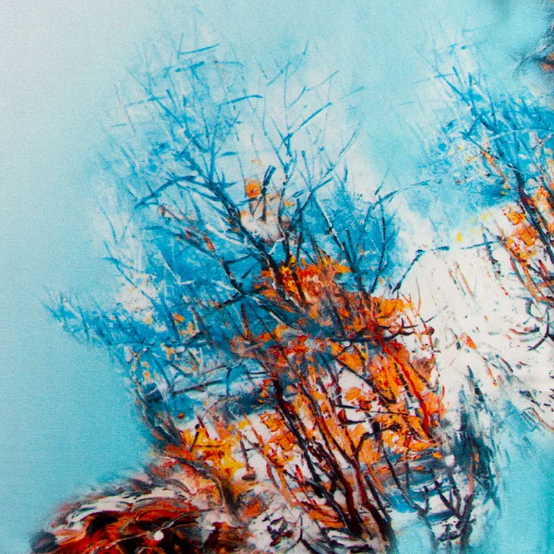 

High-quality Pure Silk Scarf Women Bandana Female Hair Scarf Women's Natural Silk Square Head Scarf Neck Scarf for Women Forest