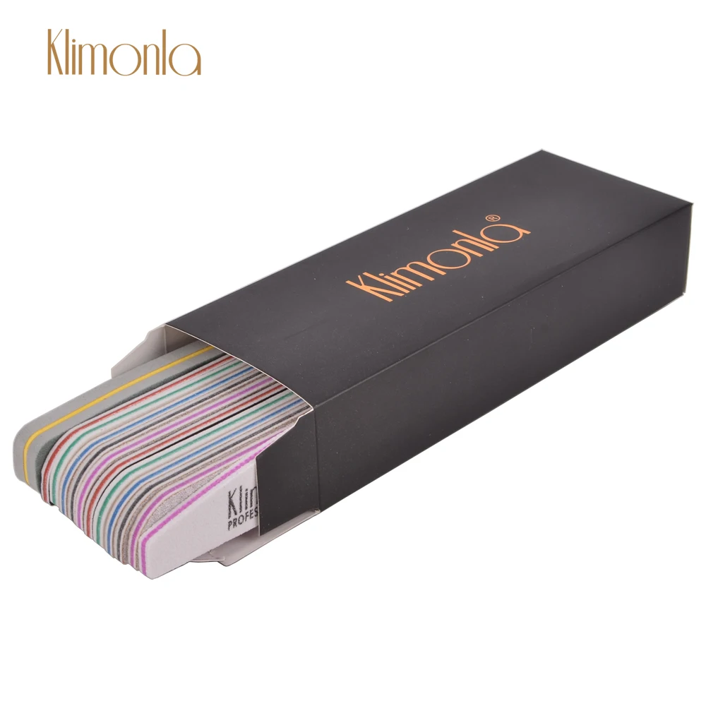 Набор пилок для ногтей 12 шт./компл. зернистость блок полировки набор маникюра и