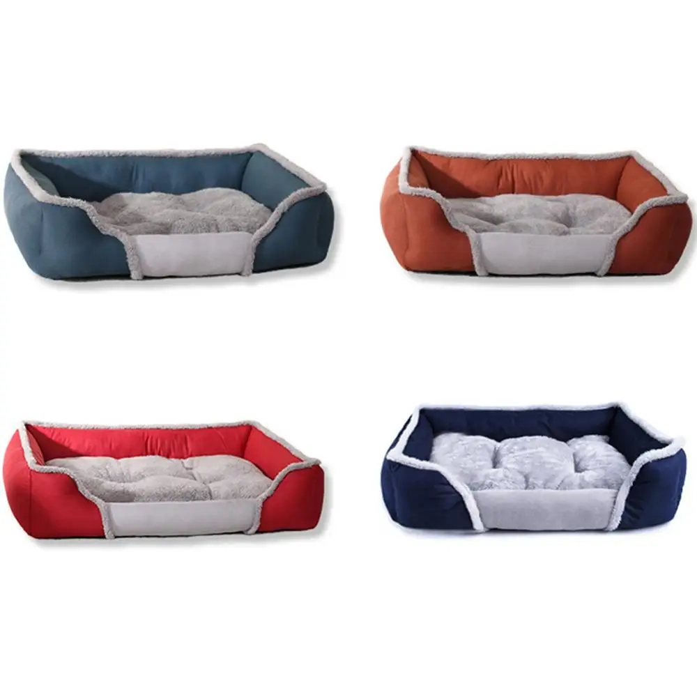 

Dog Bed Mat Kennel Soft Dog Puppy Pet Fleece Mat Winter Warm Plush Bed House Waterproof Cloth Nest Mattress For Small Medium Dog