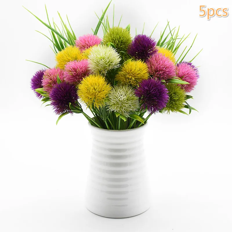 5 шт. Одуванчик цветочный шар пластиковая искусственная Свадебная вечеринка