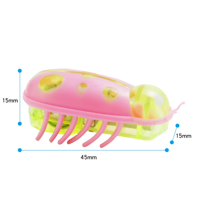 

1Pc Animal Toys Pet Toys Robotic Insect Practical Jokes Electronic Mouse Pet Dog Cat Toys Nano Bug