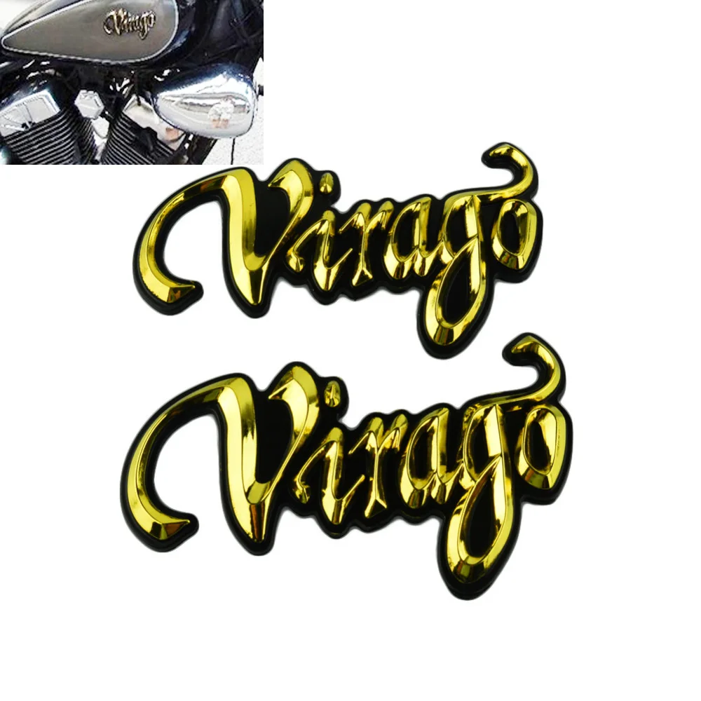 3D золотые наклейки на мотоцикл топливный бак эмблема мотоцикла значок для Yamaha