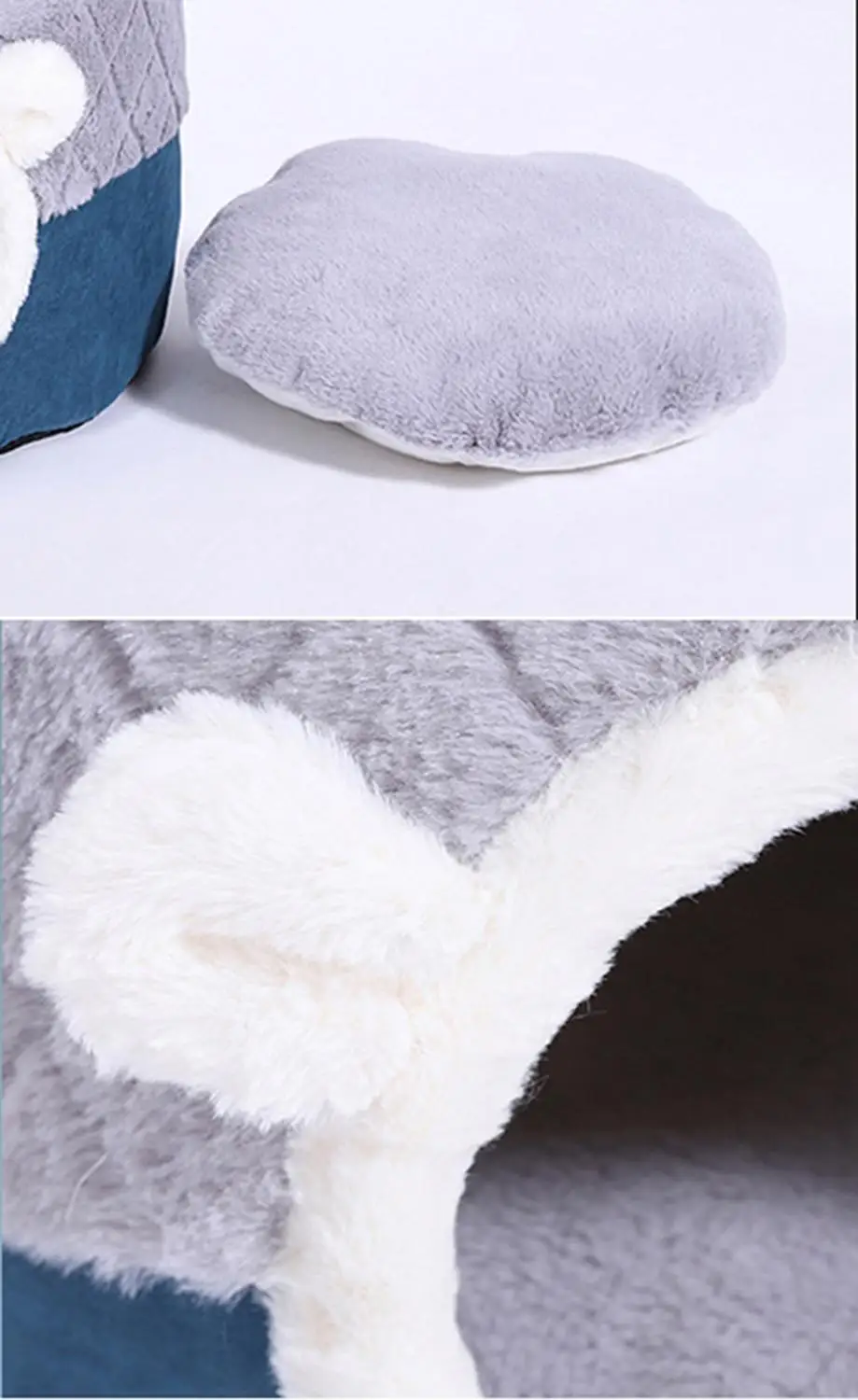 YOPETO Winter Warm Pet Cat Basket Bed House Cave Kennel for Dog Puppy Home Sleeping Teddy Comfortable | Дом и сад