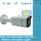 Цилиндрическая IP-камера Sony IMX335 + GK7205V300, 5 МП, 2592*1944