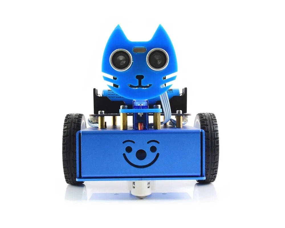 Набор для сборки робота KitiBot starter 2WD умный автомобиль с контроллером BBC micro:bit
