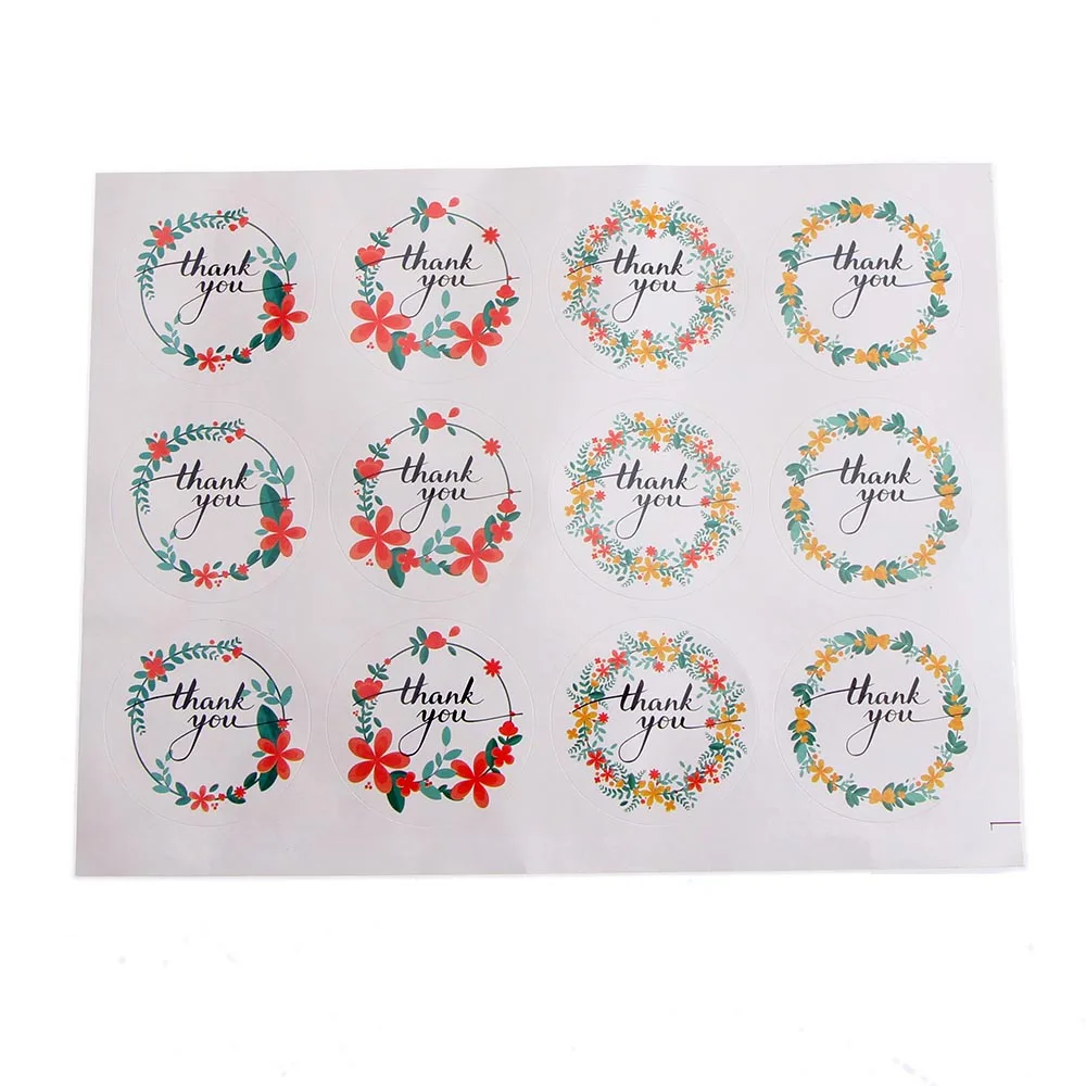 12 шт./лист круглые цветные наклейки-гирлянды | Дом и сад
