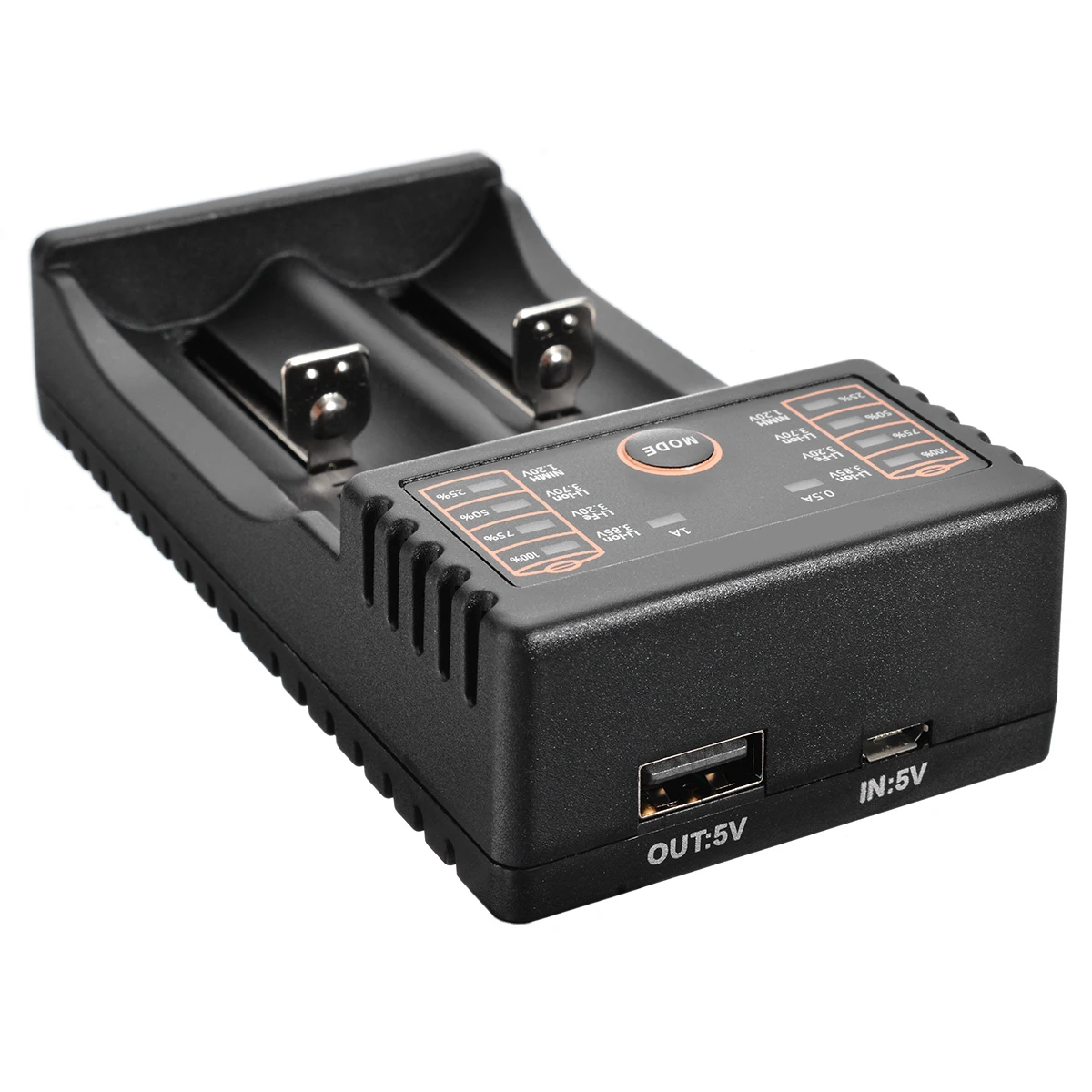 Оригинальное зарядное устройство USB для LiitoKala с двумя слотами зарядки